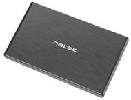Кутии за дискове Natec Rhino Go 2.5" HDD/SSD Encloser Black