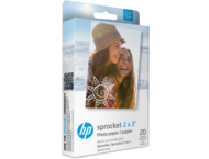 Хартия HP Sprocket Photo Paper 2 x 3 инча, 20 броя