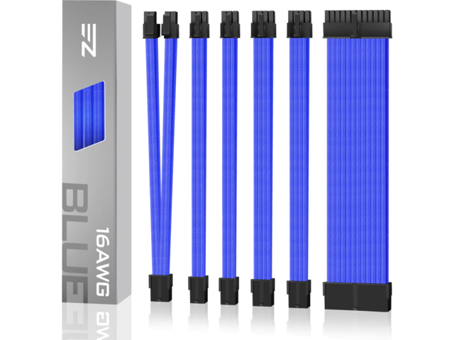 Кабели за компоненти EZDIY-FAB PSU Blue
