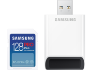 Карти памет Samsung PRO Plus SD Card (2023) 128GB + USB четец