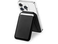 Стойки за мобилни устройства Satechi Vegan-Leather Magnetic Wallet Stand- Black