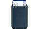 Стойки за мобилни устройства Satechi Vegan-Leather Magnetic Wallet Stand- Dark Blue