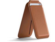 Стойки за мобилни устройства Satechi Vegan-Leather Magnetic Wallet Stand- Brown