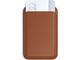 Стойки за мобилни устройства Satechi Vegan-Leather Magnetic Wallet Stand- Brown