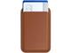 Стойки за мобилни устройства Satechi Vegan-Leather Magnetic Wallet Stand- Brown