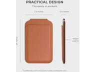 Стойки за мобилни устройства Satechi Vegan-Leather Magnetic Wallet Stand- Orange