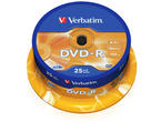 Джаджи Verbatim DVD-R AZO 4.7GB 16X MATT SILVER SURFACE (25 PACK)