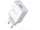 Зарядни устройства Ugreen CD122 USB-A Charger 18W 220V 3.0, White