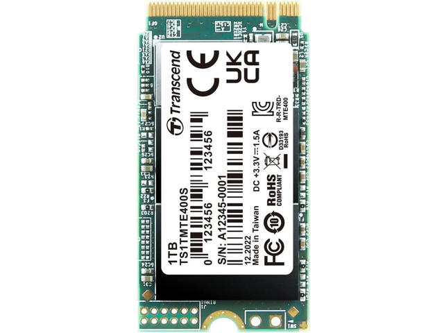 SSD 1TB SSD Transcend 400S M.2 2242 NVMe
