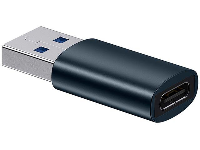 Кабели и Адаптери Baseus Ingenuity USB-C (F) към USB A (M) тъмносин