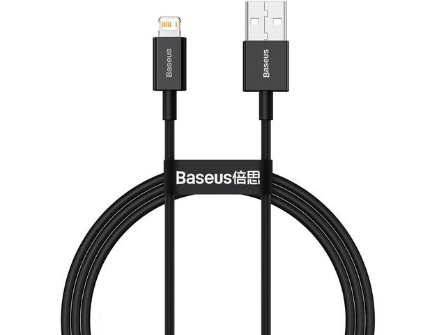 Кабели и Адаптери Baseus Superior USB към Lightning 1 метра - черен