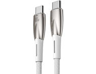 Кабели и Адаптери Baseus Glimmer fast charging USB-C 100W 2м - бял