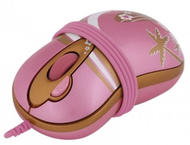 Мишки G-лазерна оптична мини мишка " Golden Surfer", розова USB