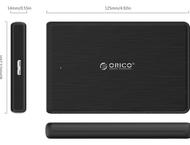 Кутии за дискове Orico Hard Drive Enclosure 2.5" USB3.0 Black - 2189U3-BK