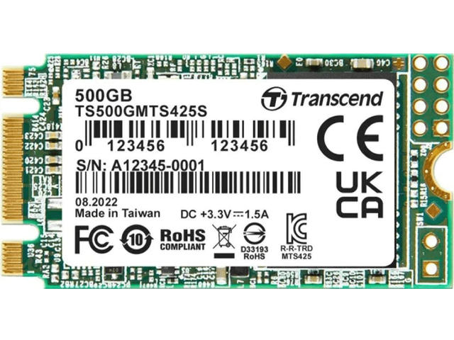 SSD 500GB SSD Transcend 425S M.2 SATA