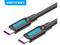 Кабели и Адаптери Vention кабел USB 2.0 Type-C to Type-C - 0.5M Black 5A Fast Charge - COTBD