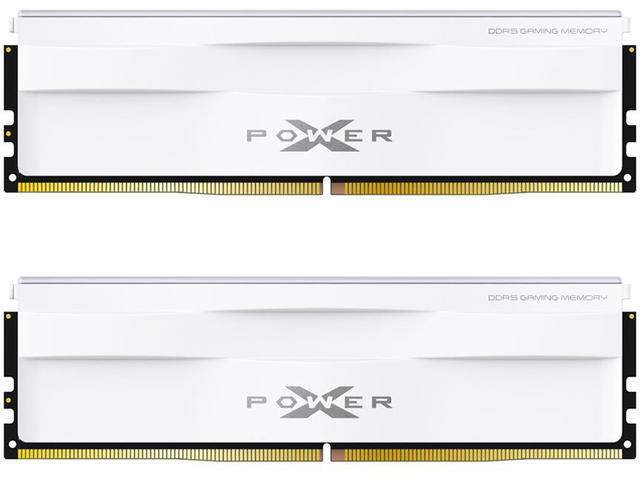 Оперативна памет 32GB (2x 16GB) DDR5 6000 MT/s Silicon Power XPower Zenith White