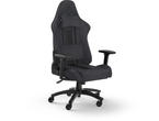 Геймърски столове CORSAIR TC100 RELAXED Gaming Chair, Fabric - Grey and Black