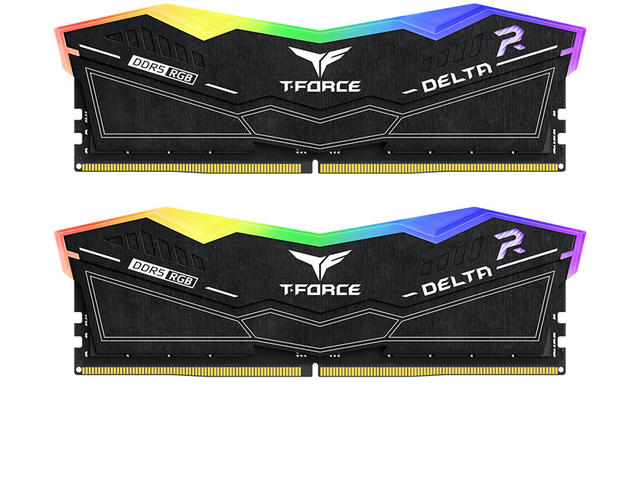 Оперативна памет 32GB (2x16GB) DDR5 6200MT/s Team Group T-Force Delta RGB Black