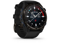 Смарт часовници Garmin Descent Mk3i - 43мм Carbon grey DLC титан с черна силиконова каишка