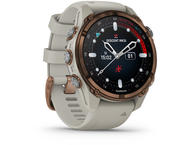 Смарт часовници Garmin Descent Mk3i - 43мм Bronze PVD титан с French grey силиконова каишка