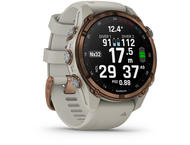 Смарт часовници Garmin Descent Mk3i - 43мм Bronze PVD титан с French grey силиконова каишка