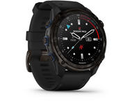 Смарт часовници Garmin Descent Mk3i - 51мм Carbon grey DLC титан с черна силиконова каишка