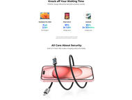 Кабели и Адаптери Orico GQZ60 2 метра, Black