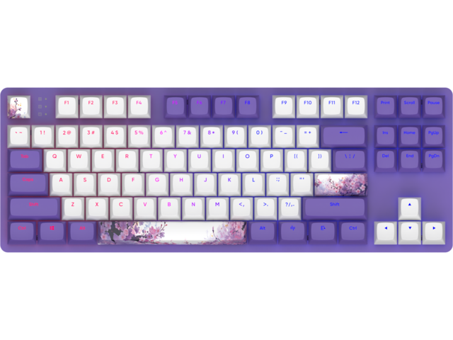 Клавиатури Dark Project 87 Violet Horizons RGB TKL - G3MS Sapphire Switches, ABS
