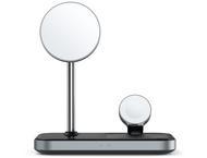 Зарядни устройства Satechi магнитна стойка за безжично зареждане 3 в 1