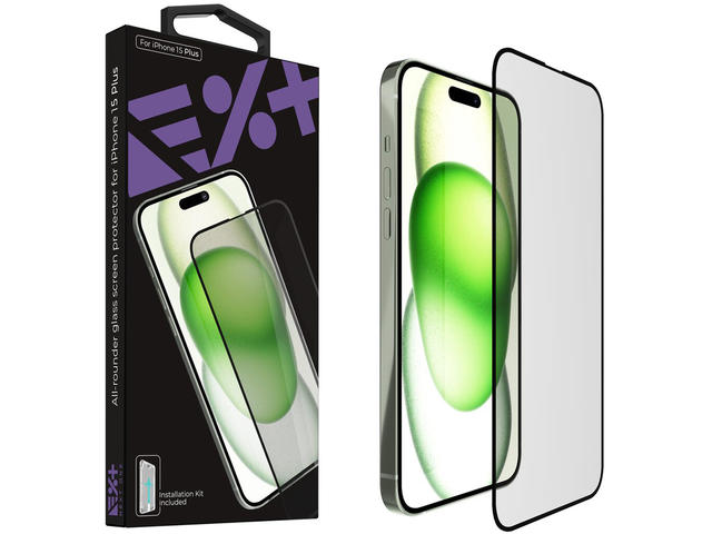 Защитно фолио Next One All-rounder glass screen protector for iPhone 15 Plus