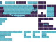 Капачки за клавиатури Dark Project - Night Sky за ANSI & ISO Layout