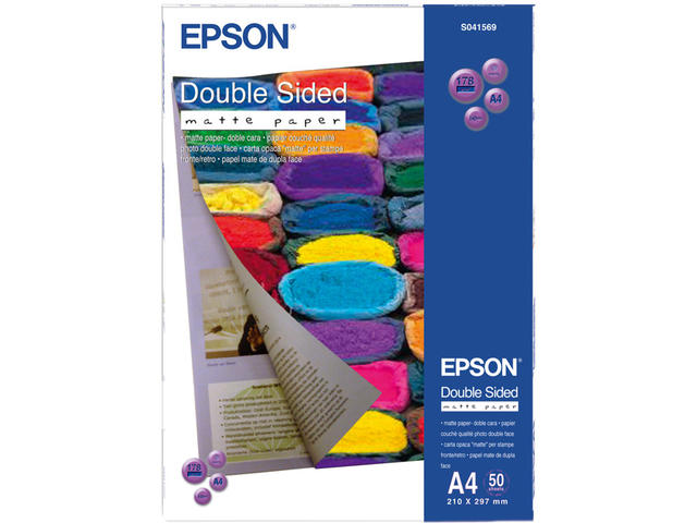 Хартия Epson Double-Sided Matte Paper A4