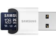 Карти памет 128GB Samsung PRO Ultimate microSD kарта с четец (2023)