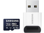 Карти памет 256GB Samsung PRO Ultimate microSD kарта с четец (2023)