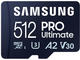 Карти памет 512GB Samsung PRO Ultimate microSD kарта с четец (2023)