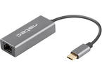 Кабели и Адаптери Natec Cricket USB към RJ45 Ethernet адаптер мрежова карта USB-C 3.1, 1xRJ45 1GB, кабел