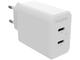 Зарядни устройства Mophie Speedport 45W 2xUSB-C, White