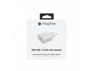 Зарядни устройства Mophie 30W USB-C GaN wall adapter - iPhone, iPad, MacBook Air