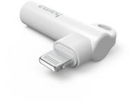 Кабели и Адаптери Hama адаптер Lightning - 3,5 мм жак, ъглов щепсел 90°, бял