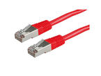 Кабели и Адаптери  VALUE 21.99.1321 :: S/FTP Patch кабел, Cat.6, PiMF, 0.5 м, Червен