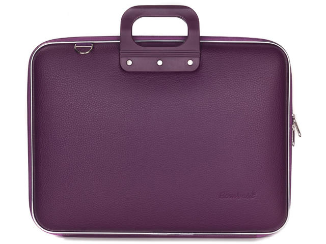 Чанти за Лаптопи Bombata Maxibombata Classic 17 inch - plum purple