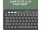 Клавиатури Logitech Pebble 2 Combo for Mac - Tonal Graphite US