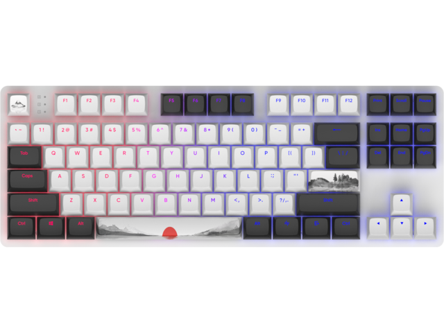 Клавиатури Dark Project 87 Fuji RGB TKL - G3MS Sapphire Switches, ABS