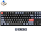 Клавиатури Keychron K8 Pro QMK/VIA TKL Gateron G Pro(Hot Swappable) Blue Switch RGB Backlight Plastic Frame