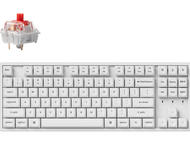 Клавиатури Keychron K8 Pro White QMK/VIA TKL K Pro(Hot Swappable) Red Switch RGB Backlight Alluminium Frame