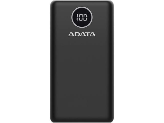 Външни батерии ADATA P20000QCD Power Bank 20000mAh, Black