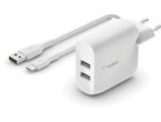 Зарядни устройства Belkin BOOST CHARGE 24w USB-A , бяло