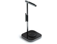 Стойки за слушалки Satechi 2-IN-1 Headphone Stand w Wireless Charger, Space Gray