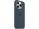 Калъфи Apple iPhone 15 Pro Silicone Case with MagSafe - Storm Blue